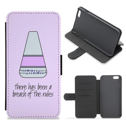 Breach Of Rules - Too Hot To Handle Flip / Wallet Phone Case