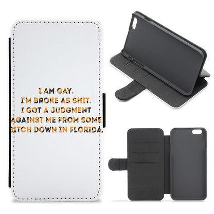 I Am Gay - Tiger King Flip / Wallet Phone Case