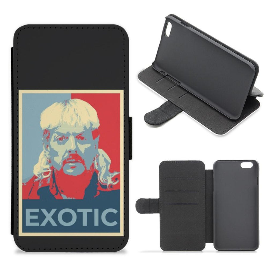 Exotic - Tiger King Flip / Wallet Phone Case