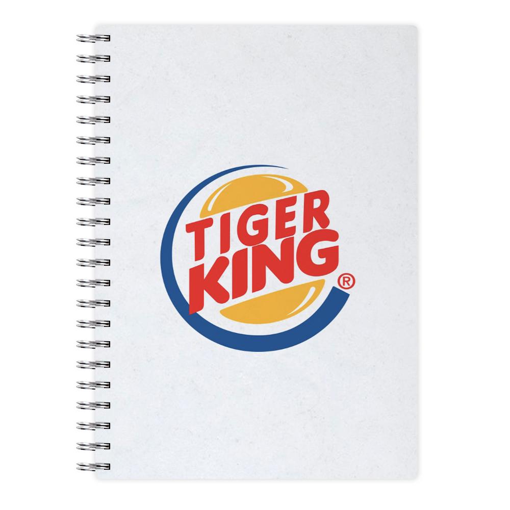 Tiger / Burger King Logo - Tiger King Notebook