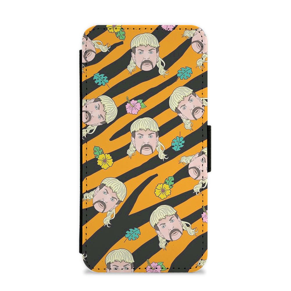 Joe Exotic Orange Pattern - Tiger King Flip / Wallet Phone Case