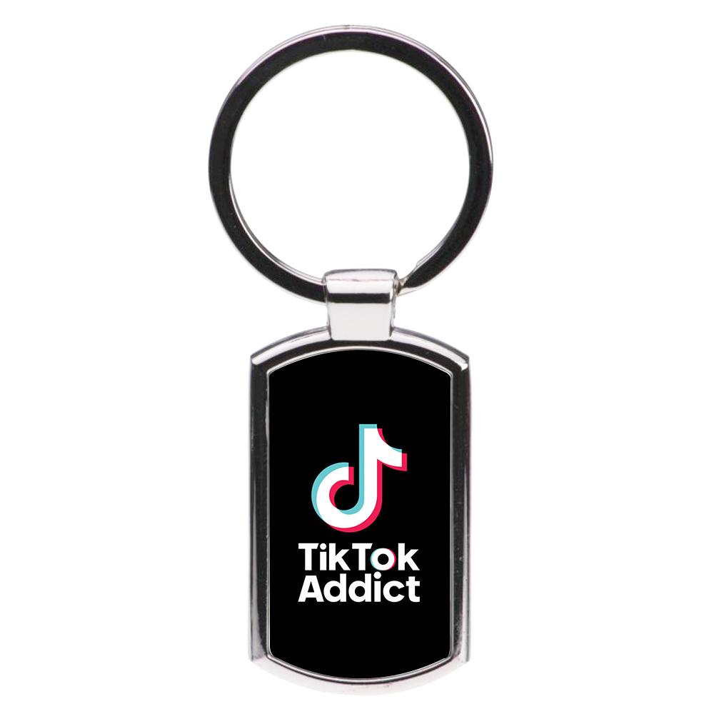 TikTok Addict Luxury Keyring