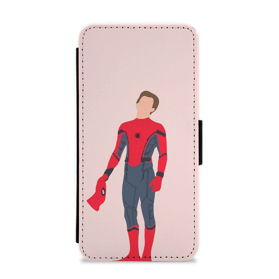 Spider-man Face Reveal  Flip / Wallet Phone Case