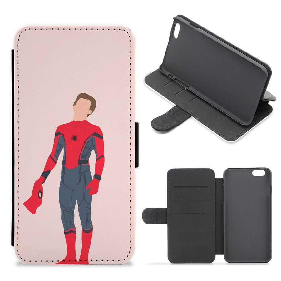 Spider-man Face Reveal  Flip / Wallet Phone Case