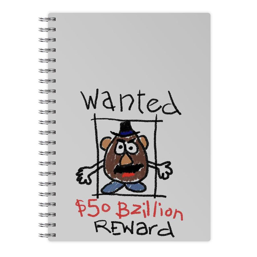 Mr Potato Head - Wanted Toy Story Notebook - Fun Cases