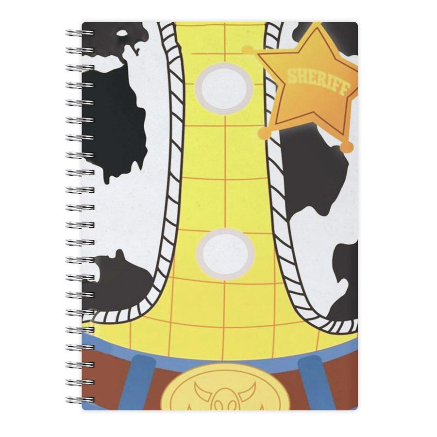 Woody Costume - Toy Story Notebook - Fun Cases