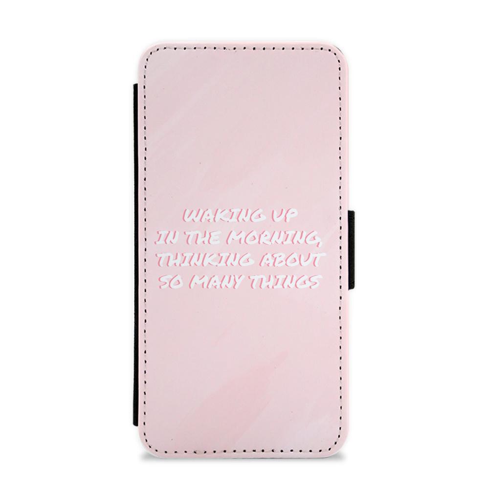 Waking Up In The Morning TikTok Flip / Wallet Phone Case