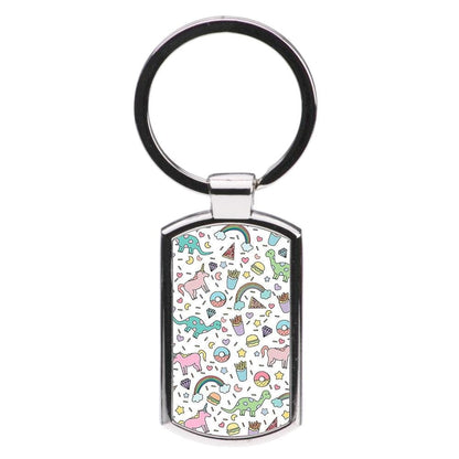 Tumblr Pattern Luxury Keyring