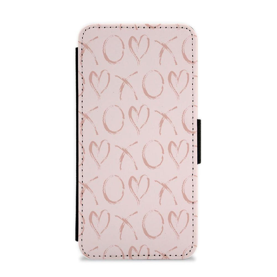 Valentine's Day Pattern Flip / Wallet Phone Case