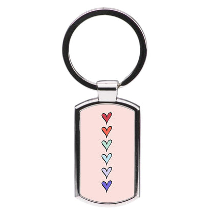 Love Heart Line Luxury Keyring