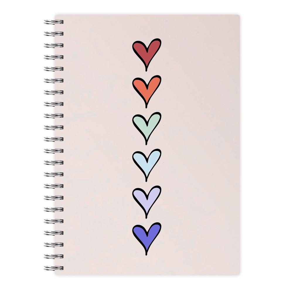 Love Heart Line Notebook