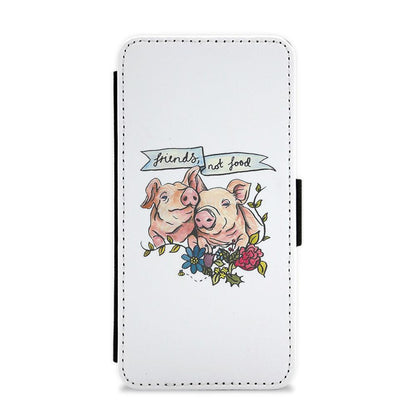 Friends Not Food - Vegan Flip / Wallet Phone Case