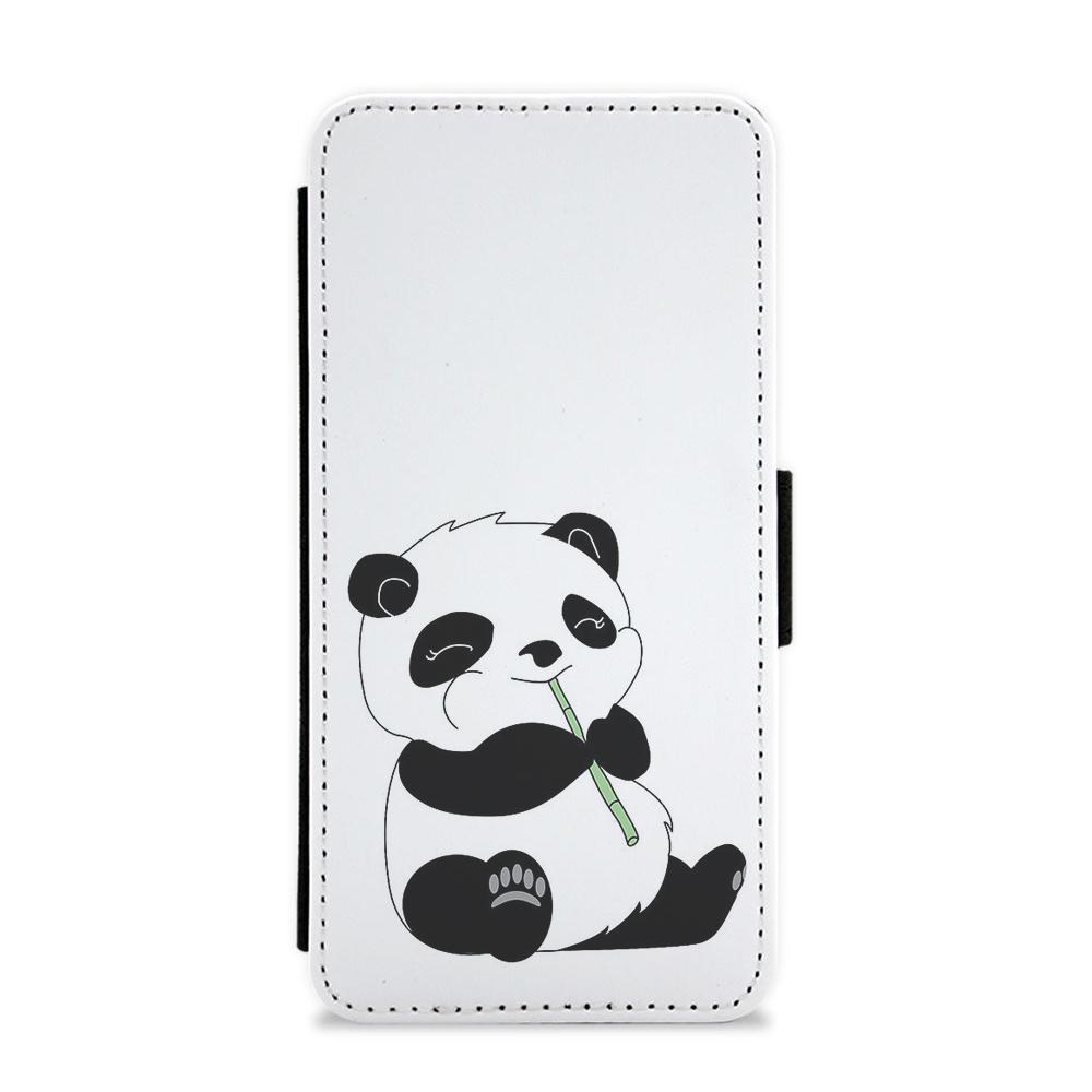 Vegan Panda Flip / Wallet Phone Case