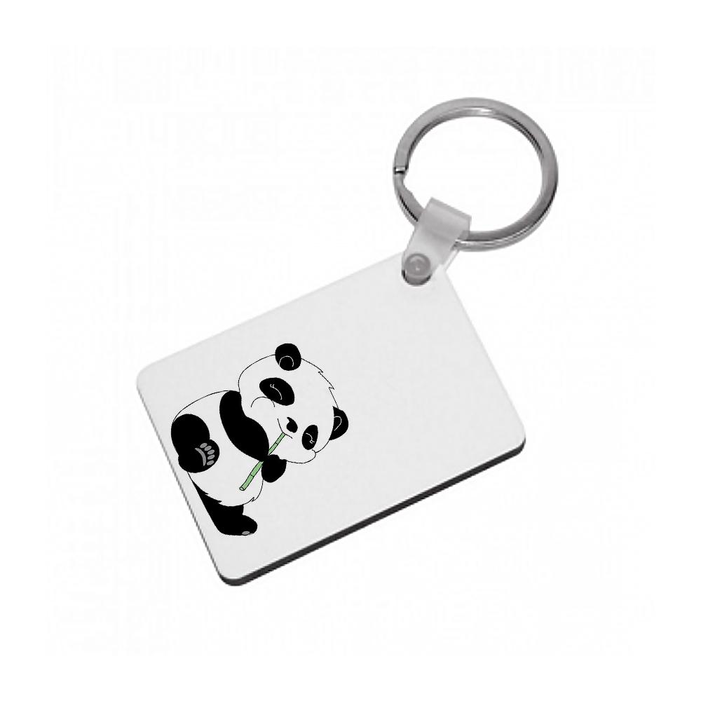 Vegan Panda Keyring