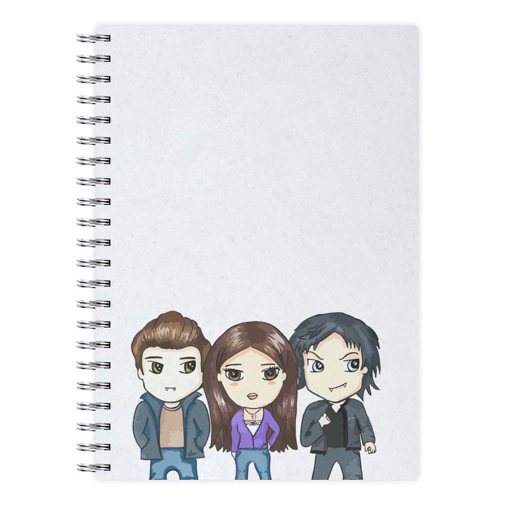 Vampire Diaries Cartoon Notebook - Fun Cases