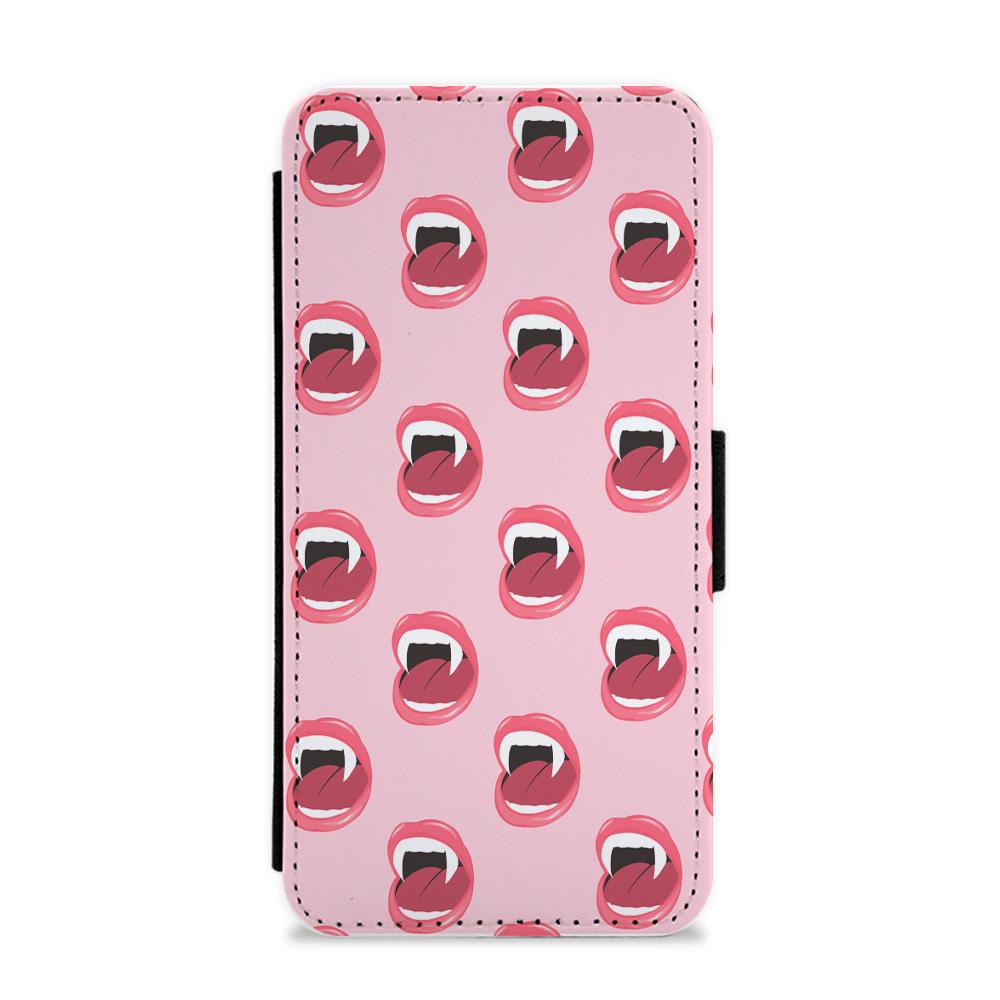 Vampire Pattern Flip / Wallet Phone Case