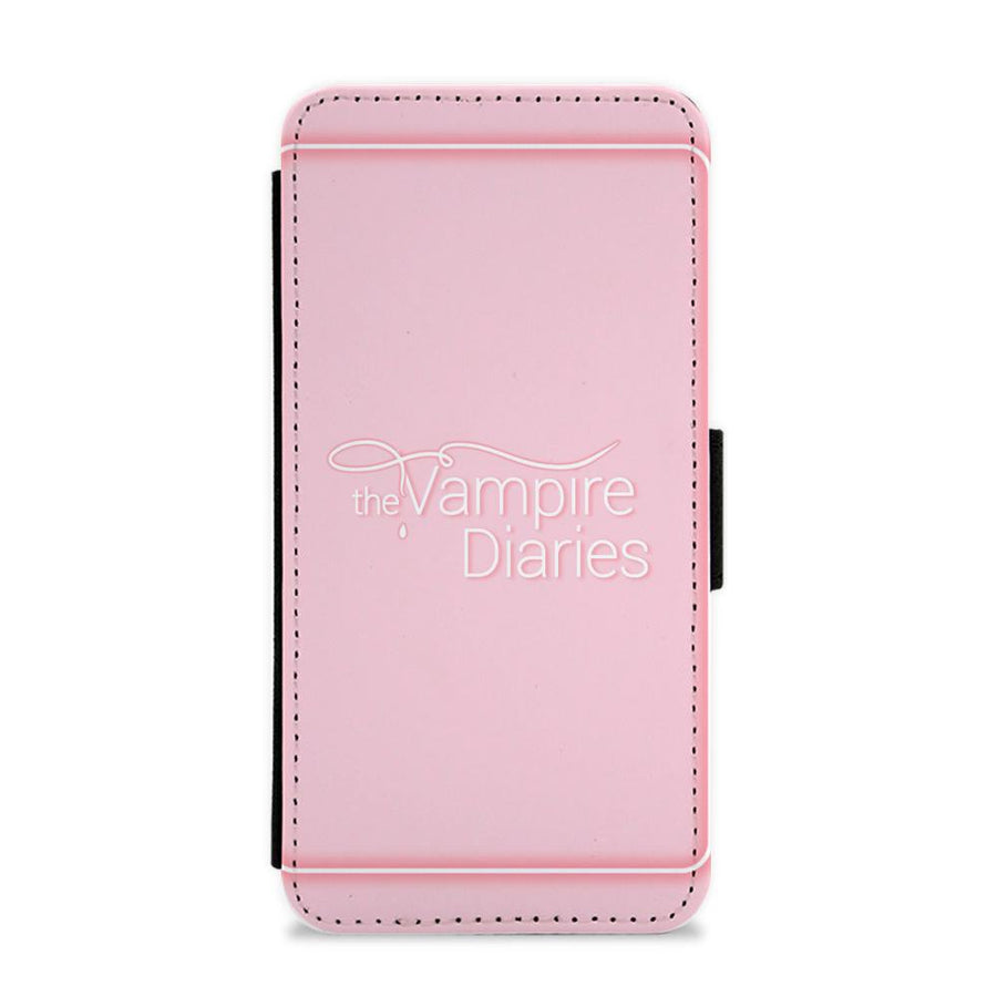 The Vampire Diaries Logo Flip / Wallet Phone Case