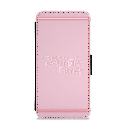 The Vampire Diaries Logo Flip / Wallet Phone Case