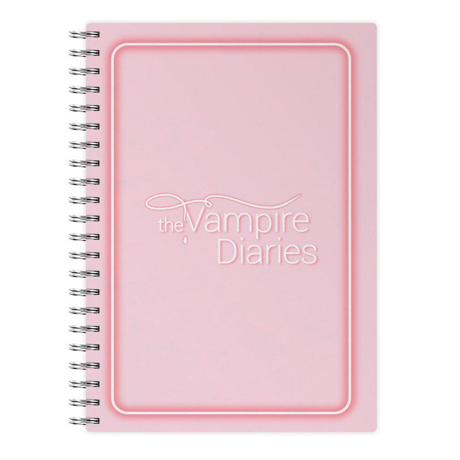 The Vampire Diaries Logo Notebook