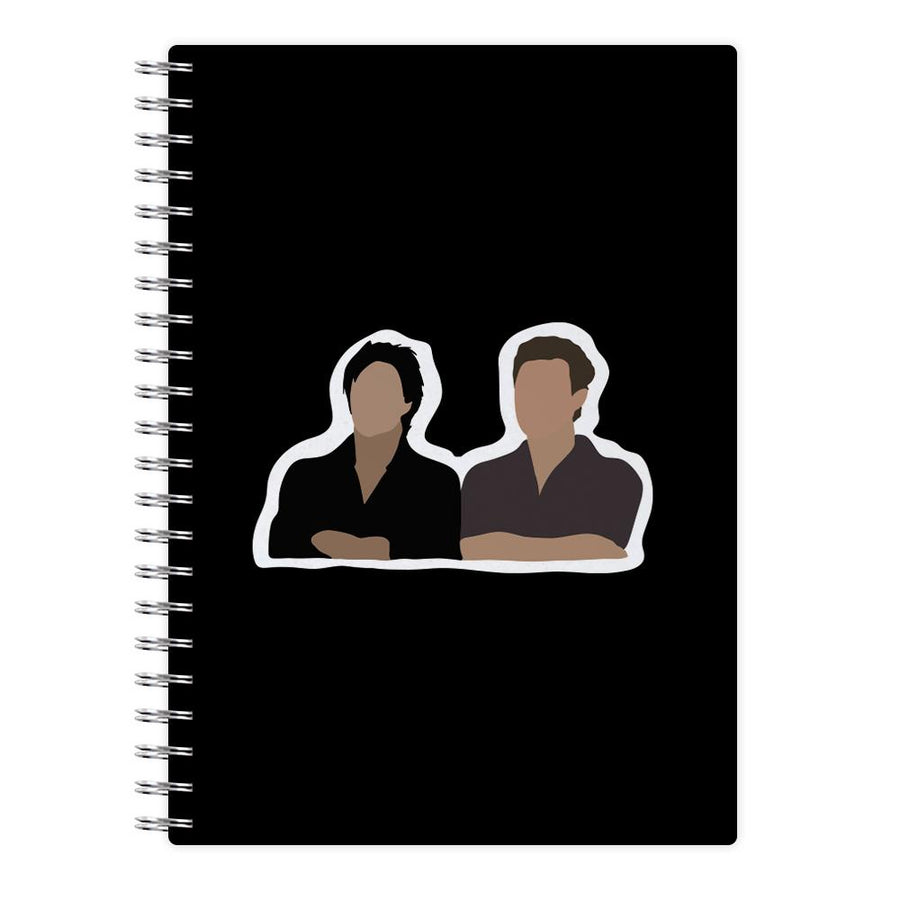 Salvatore Cartoons - Vampire Diaries Notebook