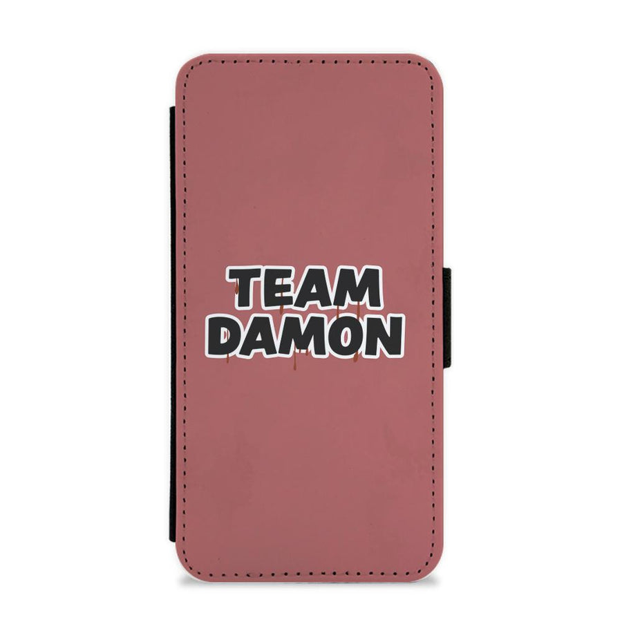 Team Damon - Vampire Diaries Flip / Wallet Phone Case
