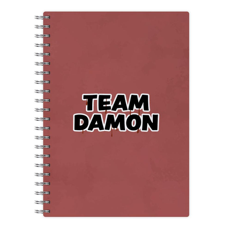 Team Damon - Vampire Diaries Notebook