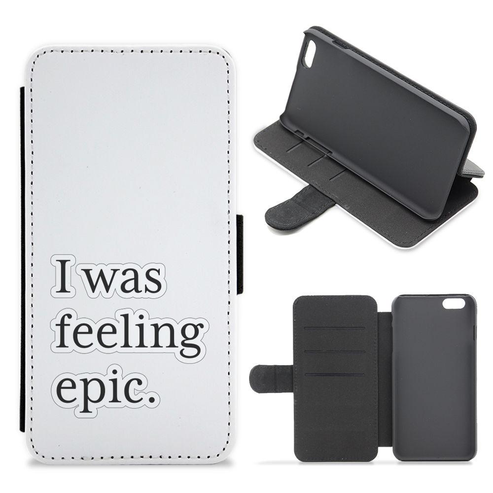 I Was Feeling Epic - Vampire Diaries Flip / Wallet Phone Case