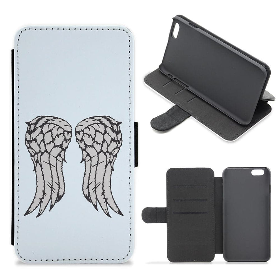 Daryl's Wings - The Walking Dead Flip / Wallet Phone Case