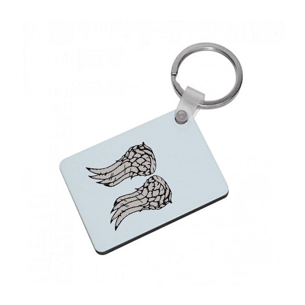 Daryl's Wings - The Walking Dead Keyring