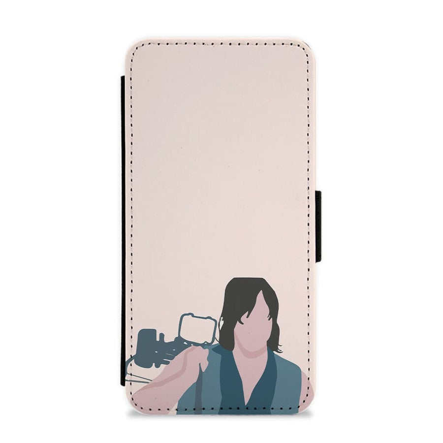 Daryl And His Crossbow - The Walking Dead Flip / Wallet Phone Case