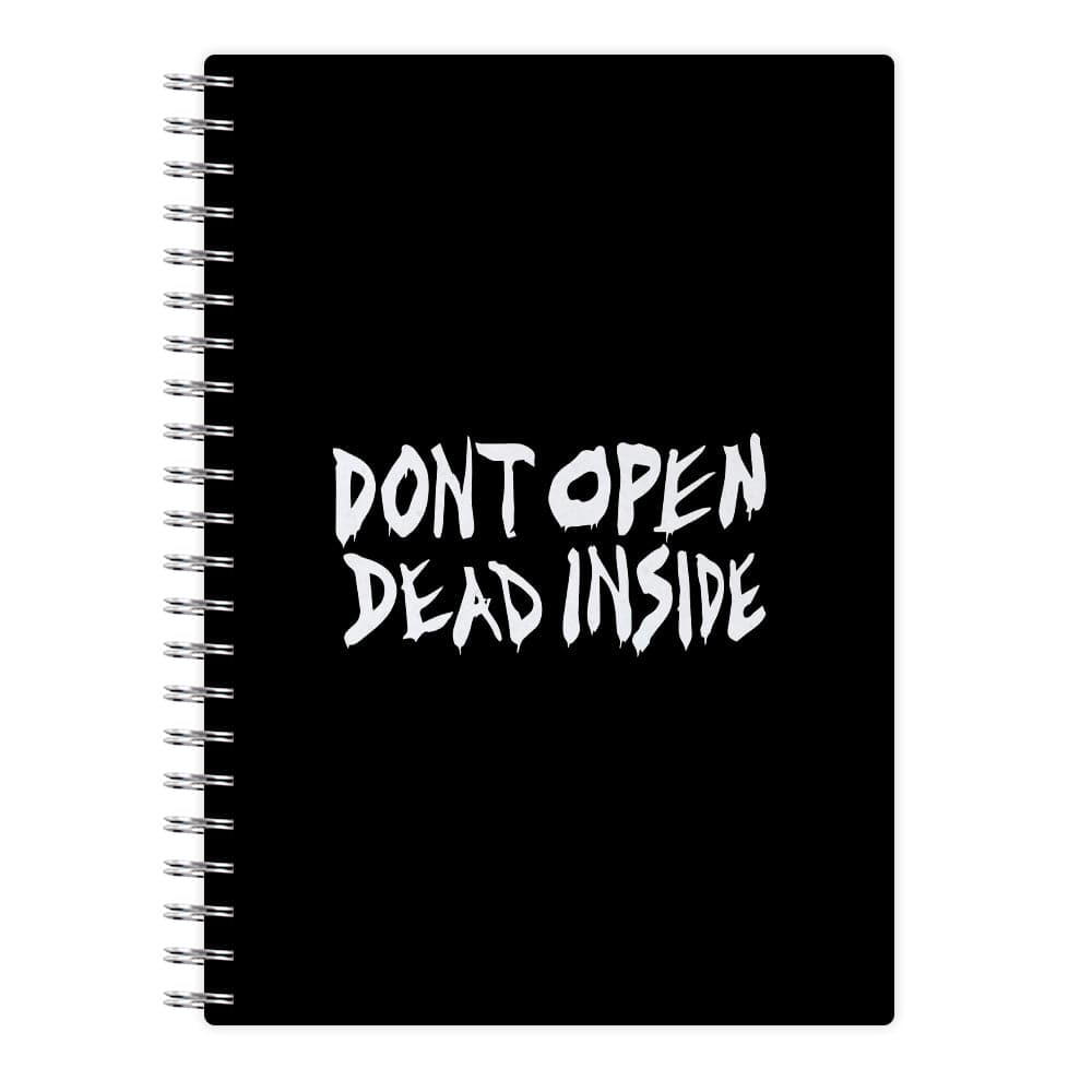 Don't Open Dead Inside - The Walking Dead Notebook