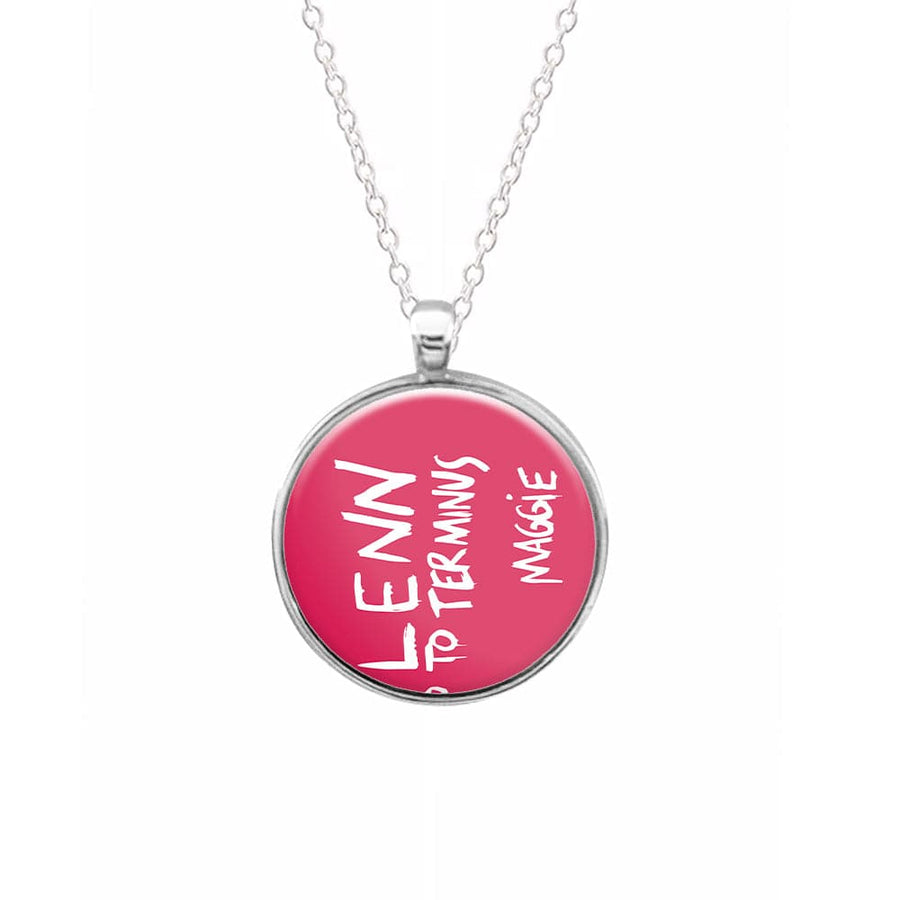Message For Glenn - The Walking Dead Necklace