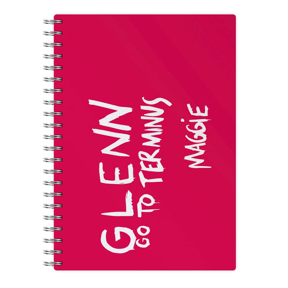 Message For Glenn - The Walking Dead Notebook