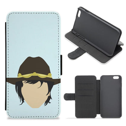 Carl Grimes - The Walking Dead Flip / Wallet Phone Case