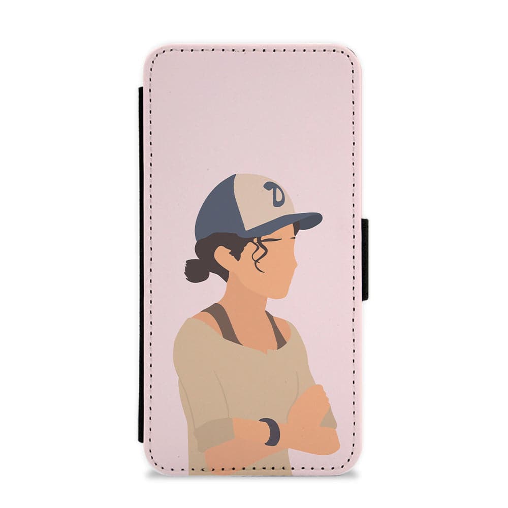 Clementine Faceless - The Walking Dead Flip / Wallet Phone Case