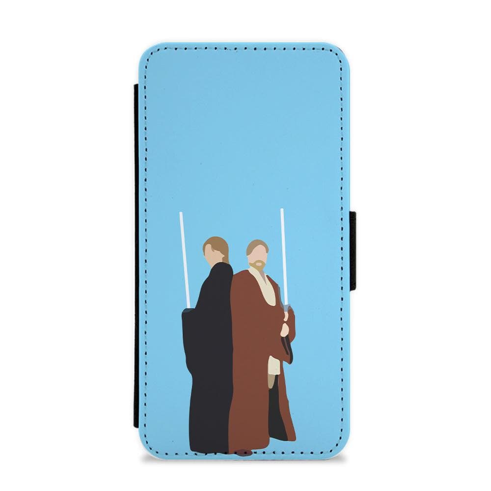 Luke Skywalker And Obi-Wan Kenobi - Star Wars Flip / Wallet Phone Case