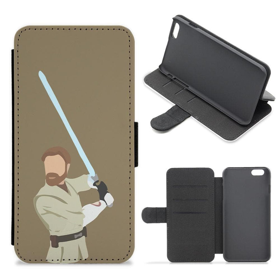 Obi-Wan Kenobi Faceless - Star Wars Flip / Wallet Phone Case