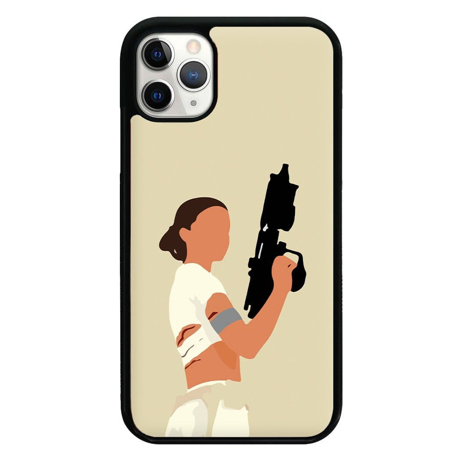 Princess Leia With Gun - Star Wars Phone Case