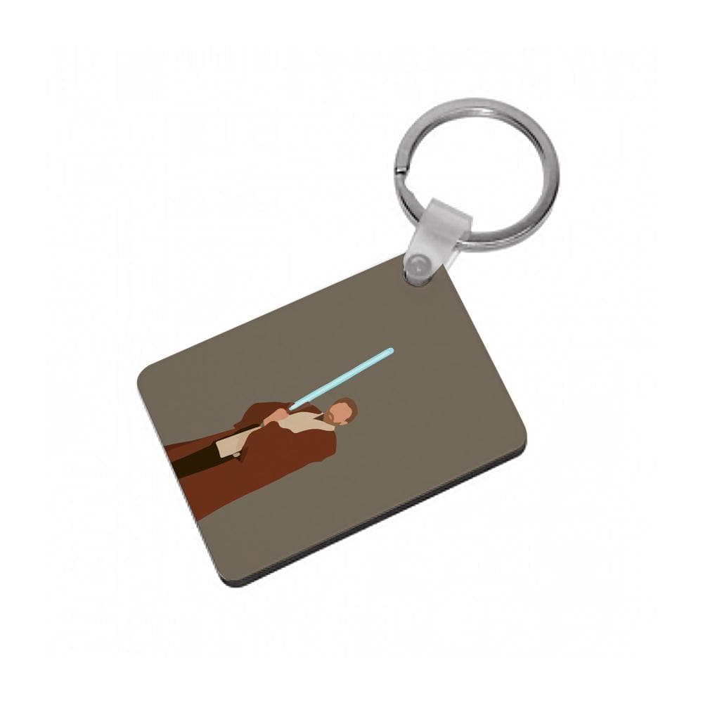 Obi-Wan Kenobi Blue Lightsaber - Star Wars Keyring