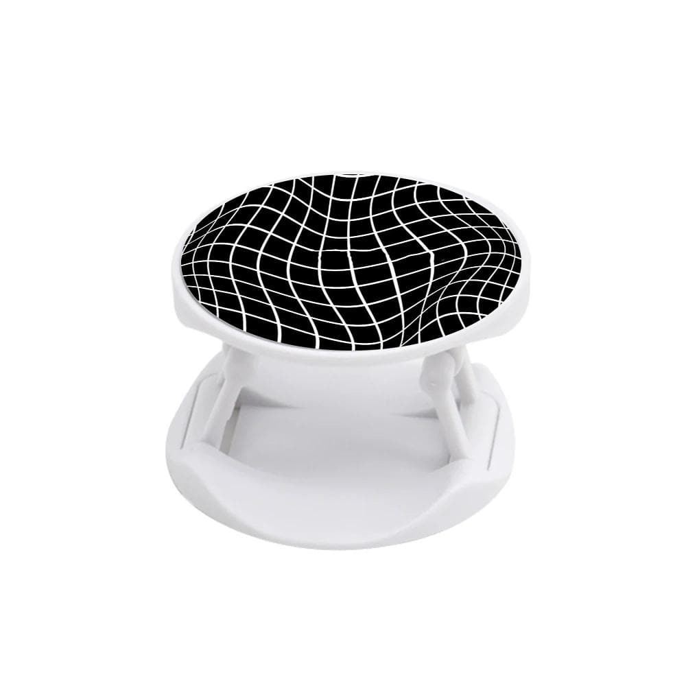 Black Wavy Grid Pattern FunGrip