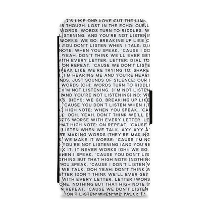 Talk Lyrics - Why Don't We Flip / Wallet Phone Case