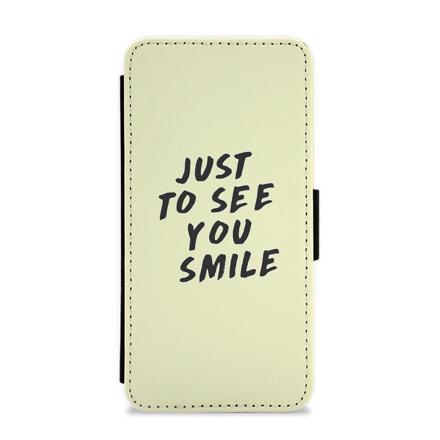 Just To See You Smile - Why Don't We Flip / Wallet Phone Case