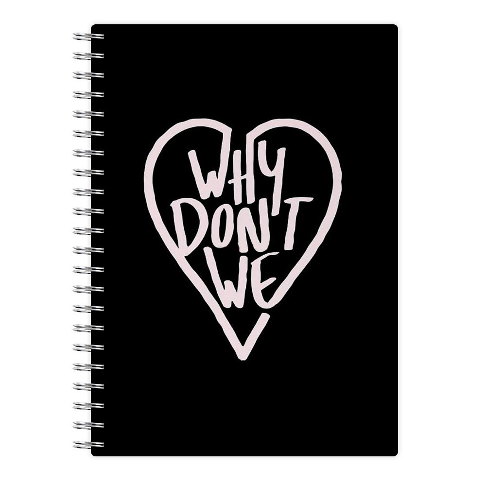 Why Don't We Heart Notebook