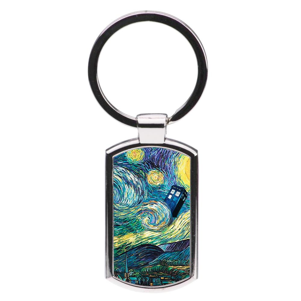 Starry Night Tardis - Doctor Who Luxury Keyring