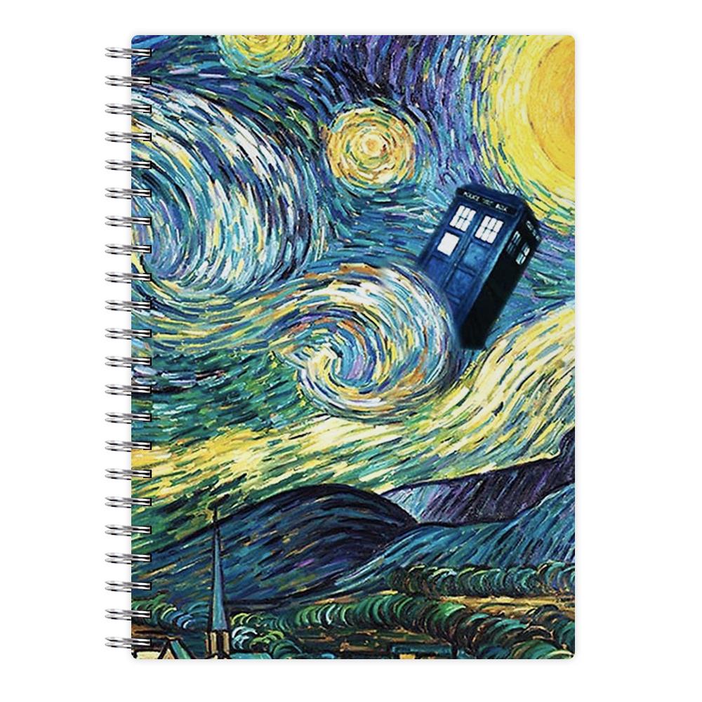 Starry Night Tardis - Doctor Who Notebook - Fun Cases