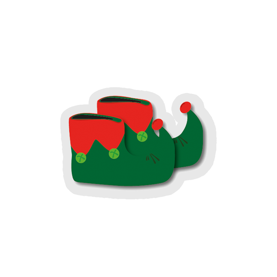 Elf Shoes - Christmas Sticker