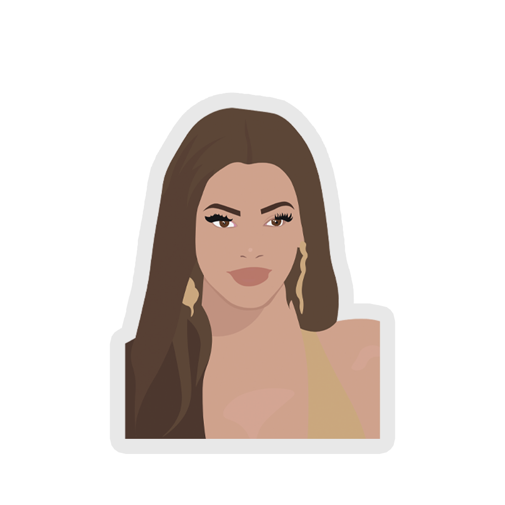 Face - Queen B Sticker