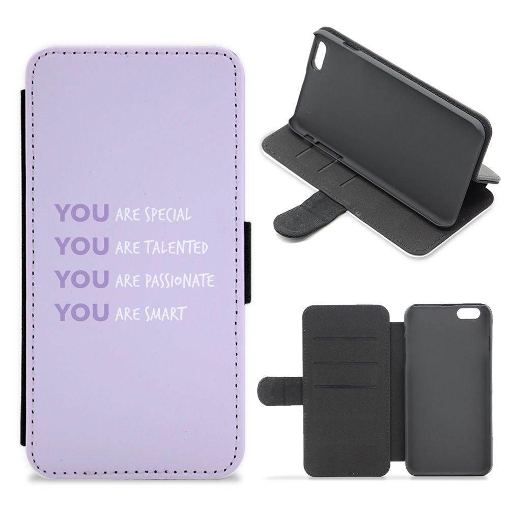 Special, Talented, Passionate, Smart - You Flip / Wallet Phone Case