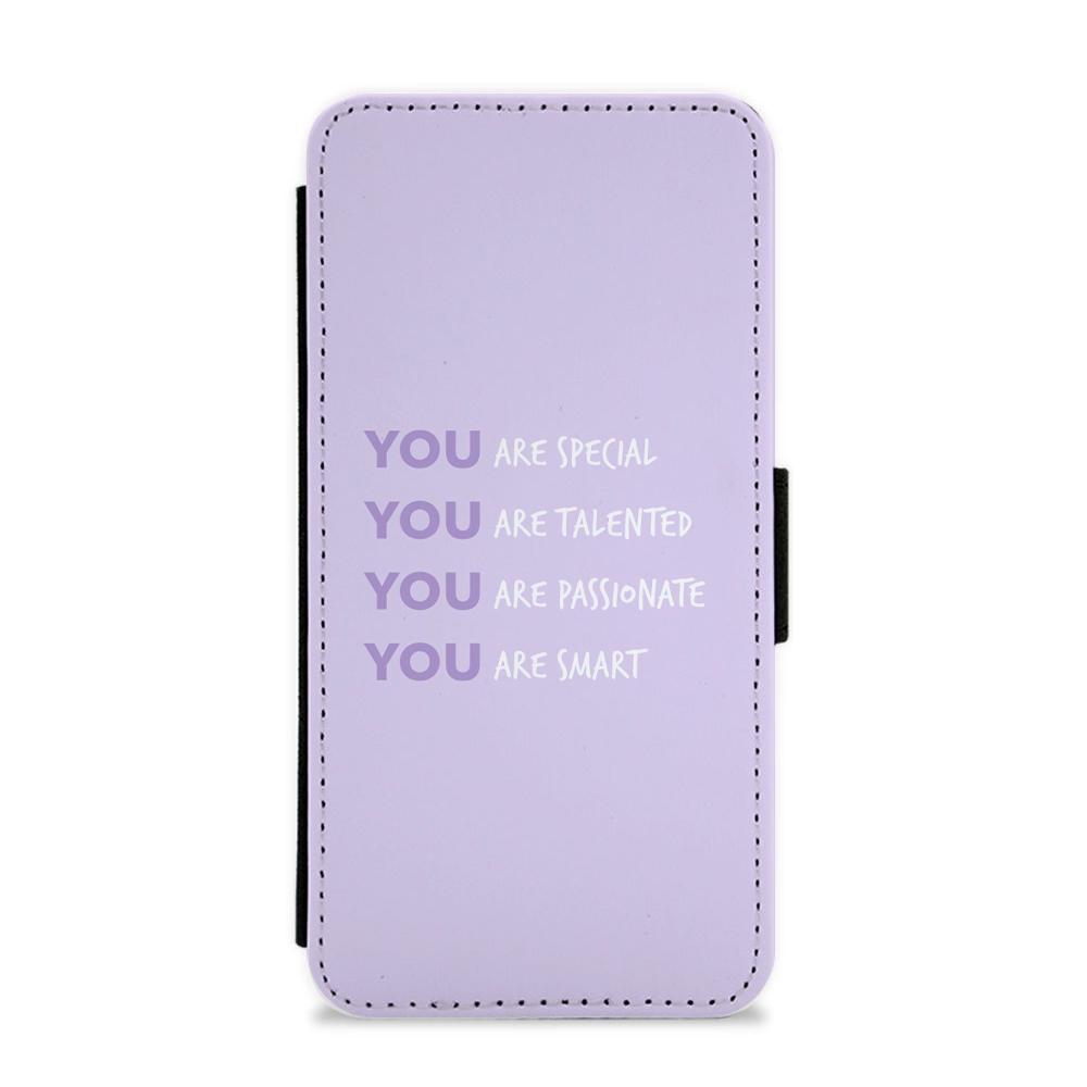 Special, Talented, Passionate, Smart - You Flip / Wallet Phone Case