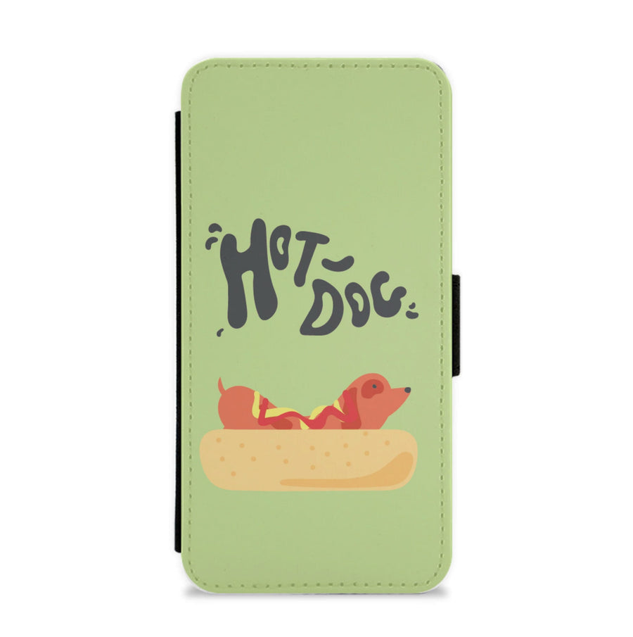 Hot Dog - Dachshunds Flip / Wallet Phone Case